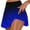 Blue, variant on Timegard 2 in 1 Yoga Skirts for Women High Waist Athletic Golf Skorts Skirts Workout Casual Gradient Color