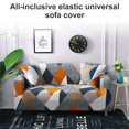thumbnail image 2 of Sofa Cover Polyester Printed Sofa Protector Strap Household Couch Cushion  Watercolor  4P  240-300cm, 2 of 10