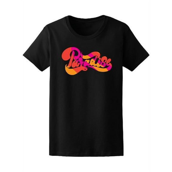 Paradise Psychedelic Vintage T-Shirt Women -Image by Shutterstock, Female x-Large