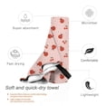 thumbnail image 3 of Rocae Ladybug With Flower Print Lightweight and Quick Drying Towels Bath Towels for Body, Sport, Yoga, SPA, Fitness-27.5"x55", 3 of 8
