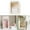 L beige, variant on Square Flower Gift Packaging Boxes Transparent Window Flower Bags Flower Packaging Boxes with Anniversary