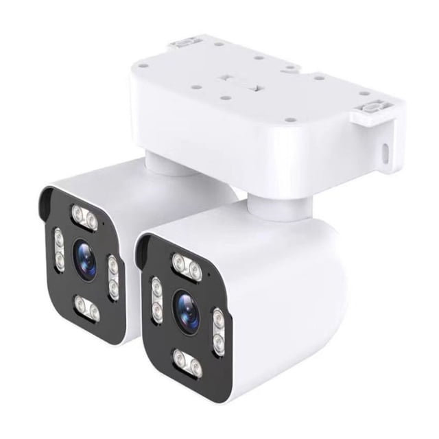 Cámaras de seguridad inteligentes Pisexur para exteriores, con WiFi, visión 360°, visión nocturna 1080P, intercomunicador bidireccional con detección de movimiento, IP66, para hombres y niños.