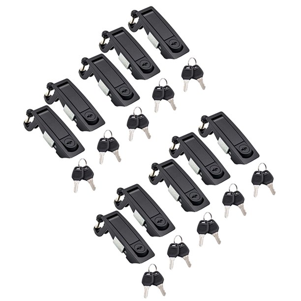10PCS Compression Latch Lever Latch Lock for Marine Car RV Door Hand Lock Adjustable Lever