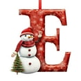 thumbnail image 2 of Adornos navideños con letras del alfabeto | Set de 26 adornos con letras para una decoración navideña personalizada | Colgantes acrílicos para decorar el hogar, la oficina y el árbol de Navidad, 2 of 5
