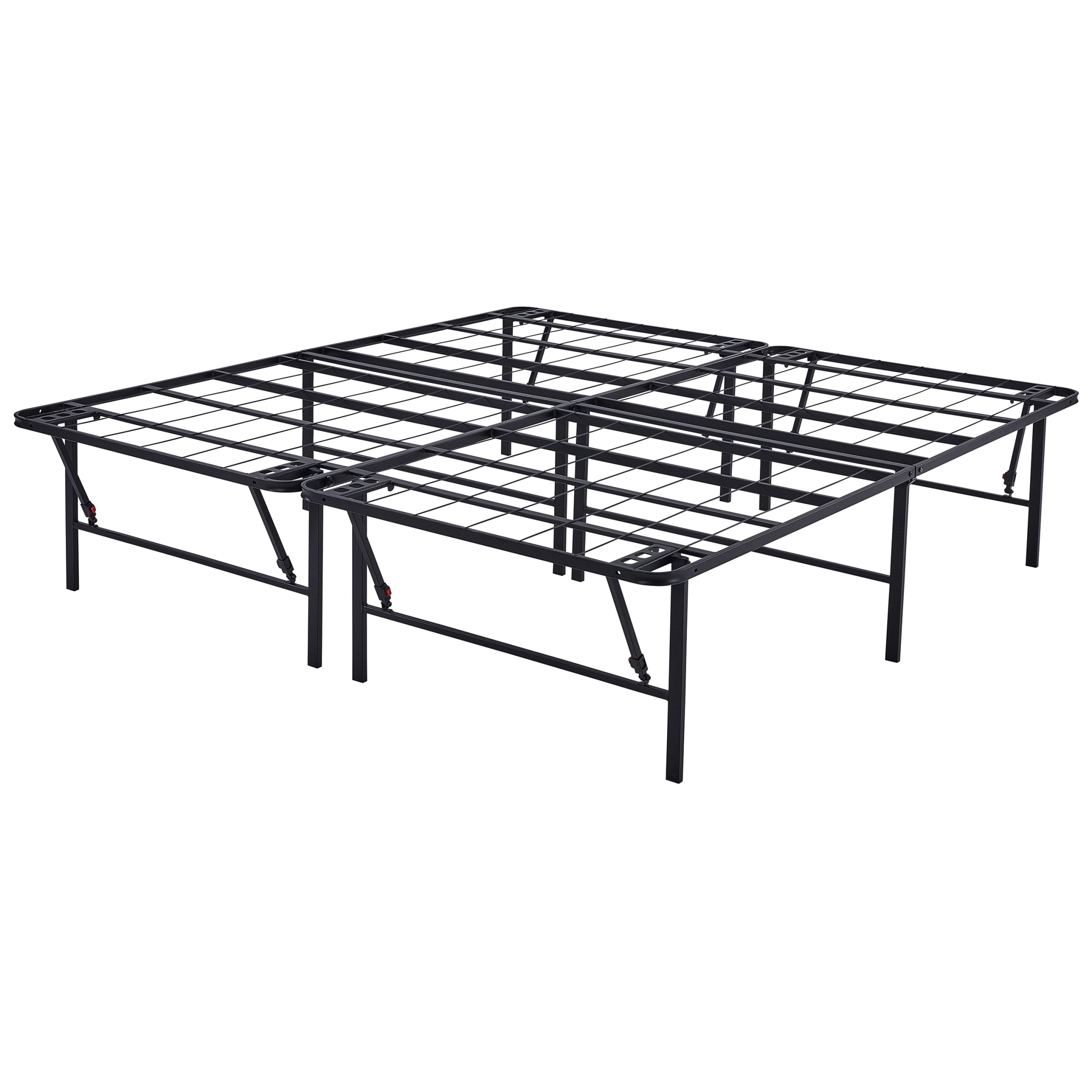 Profile Foldable Steel Bed Frame King, Mainstays High Profile Foldable Steel Bed Frame