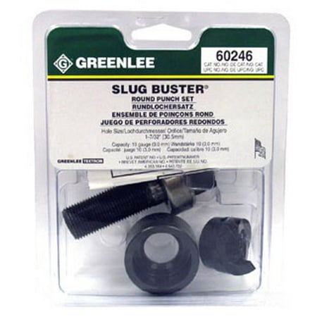 - Greenlee 60246 Slug-Buster Knockout Punch Unit, 1-7/32-Inch