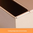 thumbnail image 4 of AMERTEER Baking Tools Side Mouth Curling Design Water Cube Non-stick Sliding Lid Toast Box Bread Baking Mold Golden Non-stick Square Toast Box, 4 of 10