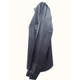 thumbnail image 4 of MORTTIC Women's Elegant V-Neck Blouse - Long Sleeve Glossy Dress Shirt for Office & Formal Wear Dark Gray，M, 4 of 10