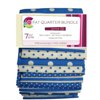 VIP Fabrics Creative Cuts Fat Quarter Bundle, Blue and White Dots