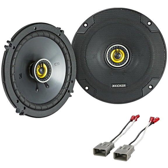 Kicker CS Series Front Door Speaker Replacement Package Fits select 2004-2008 Acura TL