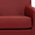 thumbnail image 4 of Fox Hill Trading Emma Arm Chair, Red Faux Leather, 4 of 6