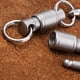 thumbnail image 3 of DQrwqpou Anillo Llavero Coche Bidireccional Accesorio Llave Aleación Titanio Ligero Regalo, 3 of 9