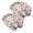 Cat Floral Bow, variant on 2PCS Stretch Knit Skull Beanie, Hip-Hop Style, Unisex, Lightweight,Cat Floral Rose Beige Pattern
