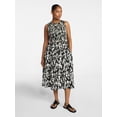 thumbnail image 2 of Time and Tru Women's Sleeveless Smocked Midi Dress, Sizes XS-XXXL, 2 of 5