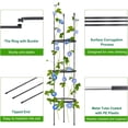 thumbnail image 3 of 2 Pack Garden Trellis and Tomato Cages, Deaunbr Plant Supports Plant Trellis for Climbing Plants Indoor Outdoor, DIY Tomatoes Cage Potted Plant Support Stakes for Vegetable, Rose, Bean, Pots, Clemati, 3 of 6