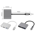 thumbnail image 1 of Convertidor de Cable Usb-c a Hdmi 3 en 1 para Samsung Huawei Apple Mac Ns Usb 3,1 tipo C a Hdmi 4k Cable adaptador LingWen 8390614144163, 1 of 1