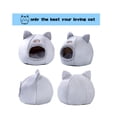 thumbnail image 3 of Cálida cama para gatos Invierno Suave Cómodo nido de mascotas Interior Semi-cerrado Mascota Abanopi  Cama de dormir, 3 of 7