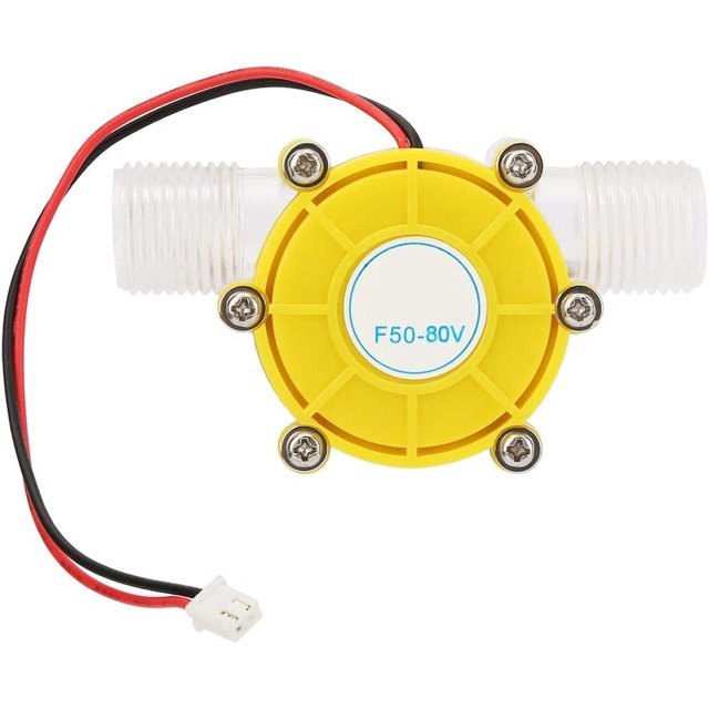 Jinsinto 12V DC Water Turbine Generator Micro-Hydro Hydraulic Water Flow Pump High Efficiency Hydro Power Generator(80V)