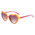 thumbnail image 2 of Frnrwgo Kids Heart Boys Girls Sunglasses UV Protection for Teen Party Beach Shades Yellow, Size 2T-12, 2 of 4
