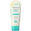 Aveeno Positively Mineral Sensitive Skin Daily Sunscreen Lotion with SPF 50 Sheer Sunscreen for Face & Body, TS (Pack of 2)