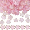 thumbnail image 1 of 1 caja de 200 cuentas espaciadoras de flores con forma de flor de cerezo acrílica rosa, sakura, primavera, 5 pétalos, degradados, a granel, 1 of 9
