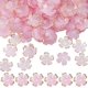 thumbnail image 1 of 1 caja de 200 cuentas espaciadoras de flores con forma de flor de cerezo acrílica rosa, sakura, primavera, 5 pétalos, degradados, a granel, 1 of 9