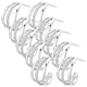 thumbnail image 2 of Pendientes con 3 Ring01 5Pzas Arco Plata Metal/Circón., 2 of 2