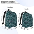 thumbnail image 2 of Easygdp Vintage Floral Mochila de Lona Resistente para Laptop, Compatible con Laptops de 15 a 17 pulgadas, Ideal para Escuela, Trabajo y Viajes-Medium, 2 of 5