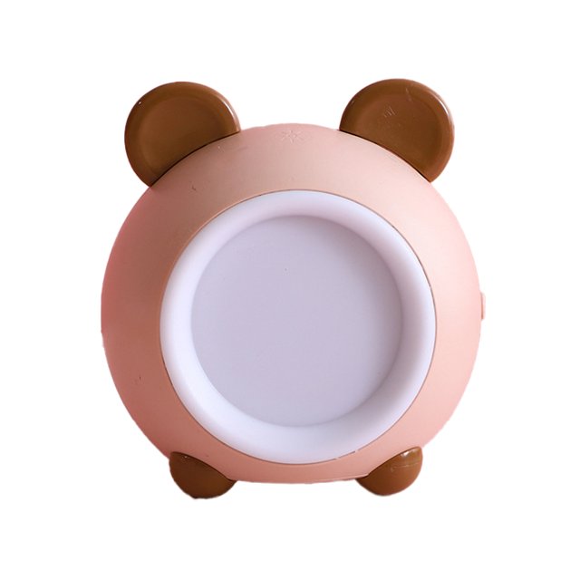 Luz de noche de oso LED de dibujos animados, luz de interruptor táctil portátil