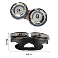 thumbnail image 3 of MYG Finger Jingles Tambourine Steel Jingles Handheld Percussion for Cajon Hand drum, 3 of 9
