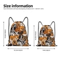 thumbnail image 2 of Balery Dogs Different Breeds Pattern Drawstring Backpack Bag Sport Gym Sackpack Cinch Bags Pattern Drawstring Backpack Bag Sport Gym Sackpack Cinch Bags -Small, 2 of 6