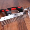 thumbnail image 2 of JUNWELL Pet Comb Extra-Large Rake Comb Grooming Brush Deshedding Tool Beauty Comb for Large Dogs Golden Retriever Husky German Shepherd, 2 of 6