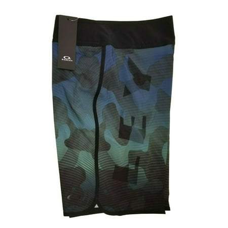 Oakley Men's Bodhi Camo Brand 19 Inches Board Short Flash Blue - Size 30