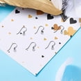 thumbnail image 4 of U8MO 200pcs 304 Stainless Steel Flat Earring Hooks Grooved End Earring Findings 14mm, 4 of 5