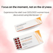 Membrasin Starter Pack - 30 Day Vitality Pearls, Estrogen-Free Oral Vaginal Moisture Supplement and Topical Vulva Cream, Provides Relief from Feminine Dryness, Burning, Irritation, and Itching