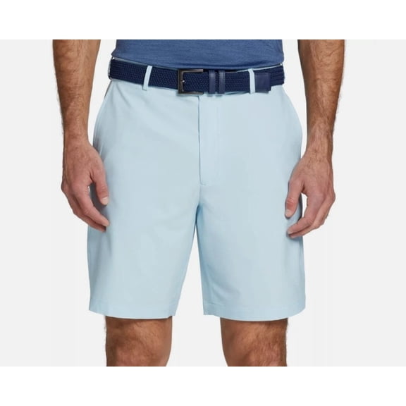 Walter Hagen Men's 9" Inseam Performance 11 Micro Lines Golf Shorts Size 32