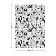 thumbnail image 3 of 6 Pcs Funny Kitchen Towels,Cute Black and White Cartoon Line Drawing Dog Microfiber Dish Towels,Kitchen Tea Towels,Kitchen Towel Set (18" X 26"), 3 of 3