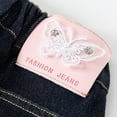 thumbnail image 6 of GYRATEDREAM Girls Jeans Baggy Pants Wide Leg/Flare/Skinny Denim Ripped High Waisted Teen Clothes Casual Streetwear Long Pants with Pocket Kids 5-14Y, 6 of 8