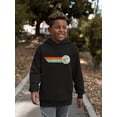 thumbnail image 2 of Retro Dippin' Dots Ice Cream Stripes - Cool Summer Graphic Youth's Hoodie, 2 of 4