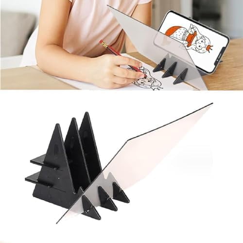 Sketch Tracing Projector, 8 in Projection Copy Drawing Board, Drawing Projector - Optical Drawing Board Image Reflection Projector Tracing Sketch for Kids, Beginners, Artists, etc