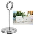 thumbnail image 2 of Zyyini Picture Holder,Table Number Holder,Table Number Holder Stainless Steel Durable Fade Resistant Lightweight Picture Clip for Hotel Restaurant, 2 of 8