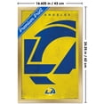 thumbnail image 3 of NFL Los Angeles Rams - Logo 25 Wall Poster, 14.725" x 22.375" Framed, 3 of 5