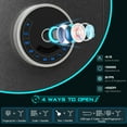 thumbnail image 2 of 4-6 Gun Safe, Biometric Gun Safe, 54" Long Gun Safe for Pistol, Quick Access Gun Cabinet for Shotguns with Backlit Keypad, Dual Alarm System and 3 Gun Racks, 2 of 10