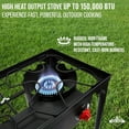 thumbnail image 5 of Hike Crew 150,000 BTU Gas Camping Stove - Portable Outdoor Cooking Equipment, 5 of 7