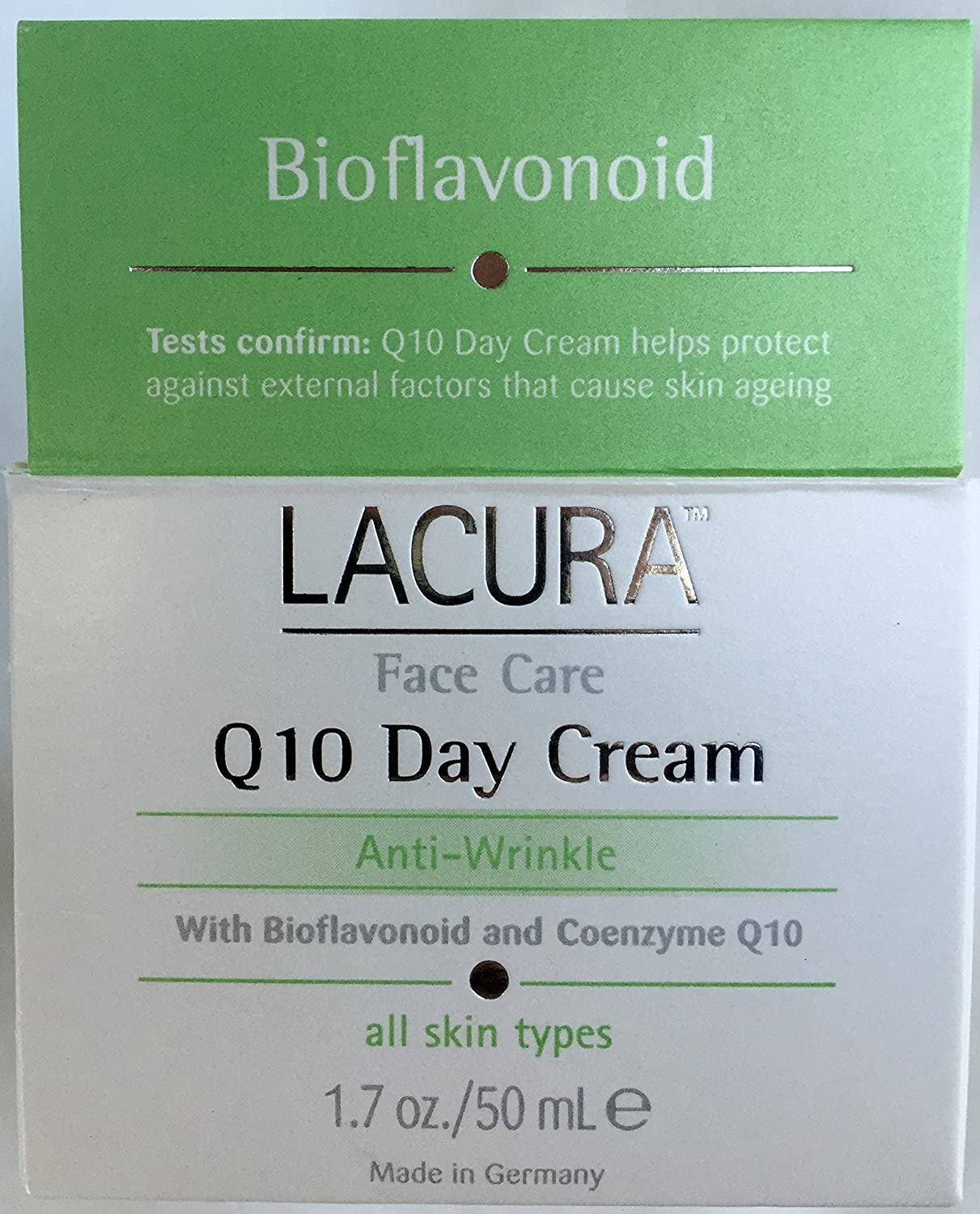 LACURA Face Care AntiWrinkle Q10 Day Cream with Bioflavonoid