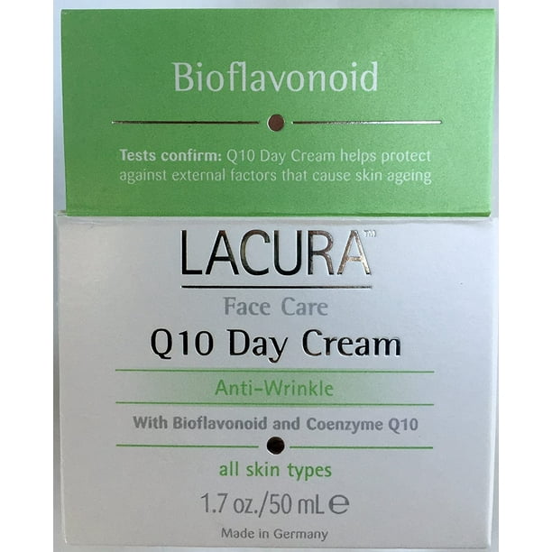 LACURA Face Care AntiWrinkle Q10 Day Cream with Bioflavonoid & Coenzyme 10
