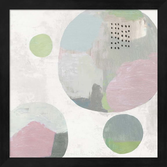 Wool Circles II by Tom Reeves, Framed Wall Art, 13.25W x 13.25H