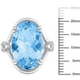 thumbnail image 2 of Everly Women's Topaz Sterling Silver Ring, 2 of 8