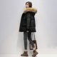 thumbnail image 2 of Chaqueta de algodón de gran tamaño, larga, holgada y acolchada de algodón para mujer con un diseño de chaqueta de algodón, 2 of 5