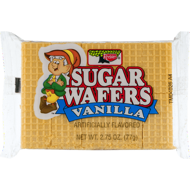 Keebler Vanilla Sugar Wafers Cookies, 2.75 oz 12 Pack